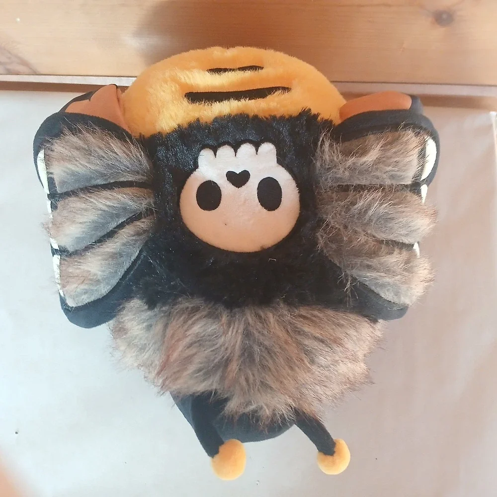 Mini Squishable Death's-head Hawkmoth Plush E5 - Picture 2 of 12